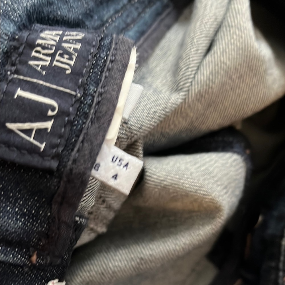 ARMANI JEANS Blue Denim Pencil Mini Skirt size small - Picture 11 of 13